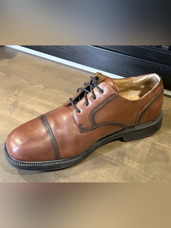 Thom McAn Other - Thom McAn Dress Shoes Mens 10 EEE Oxford
Brown Leather Almond Toe Casual Low